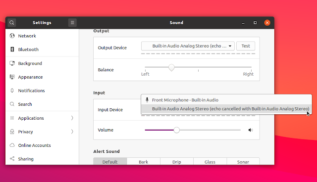 PulseAudio echo cancel